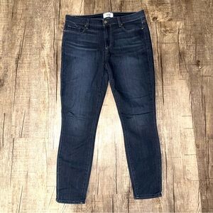 Paige Verdugo Ankle Skinny Dark Blue Jeans